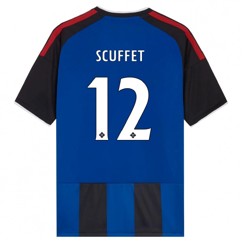 Danxen Kid Simone Scuffet #12 Black Red White Blue Home Jersey 2026/27 T-Shirt