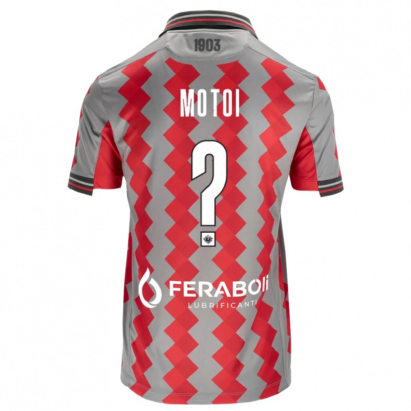 Danxen Kid Rany Motoi #0 Grey Red White Home Jersey 2026/27 T-Shirt