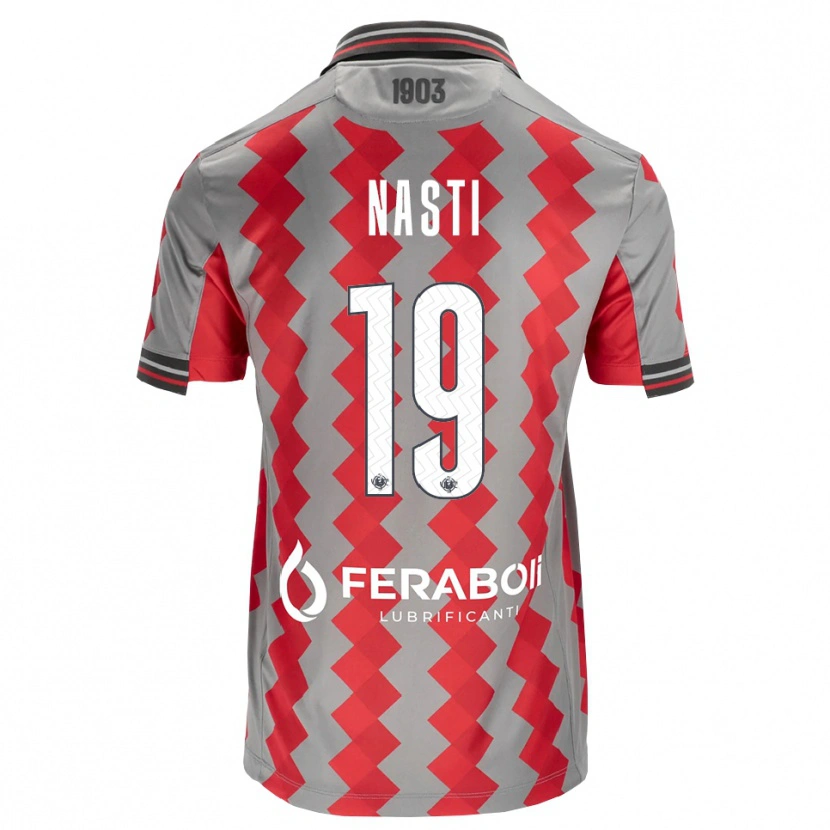 Danxen Kid Marco Nasti #19 Grey Red White Home Jersey 2026/27 T-Shirt