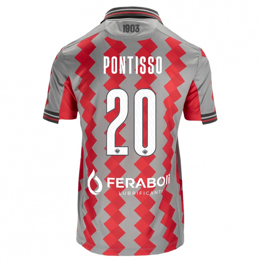 Danxen Kid Simone Pontisso #20 Grey Red White Home Jersey 2026/27 T-Shirt