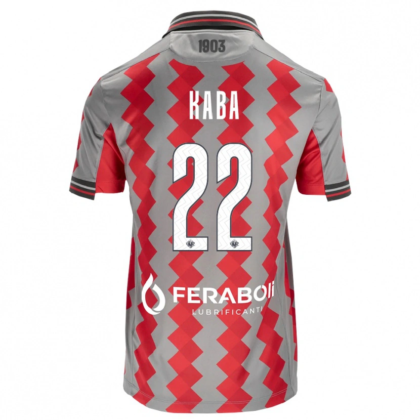 Danxen Kid Karamoko Kaba #22 Grey Red White Home Jersey 2026/27 T-Shirt