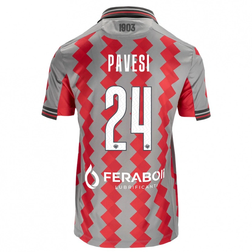 Danxen Kid Davide Pavesi #24 Grey Red White Home Jersey 2026/27 T-Shirt