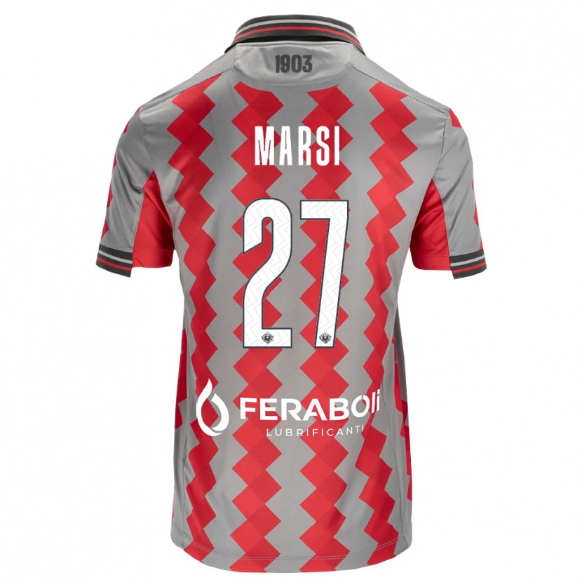 Danxen Kid Simone Marsi #27 Grey Red White Home Jersey 2026/27 T-Shirt
