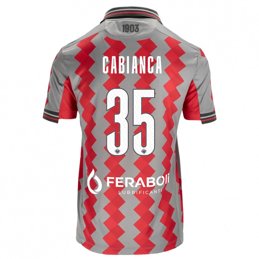 Danxen Kid Eddy Cabianca #35 Grey Red White Home Jersey 2026/27 T-Shirt