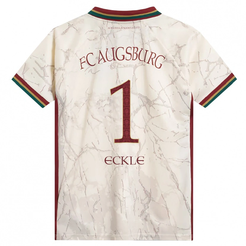Danxen Kid Philipp Eckle #1 Green Rice White Burgundy Home Jersey 2026/27 T-Shirt