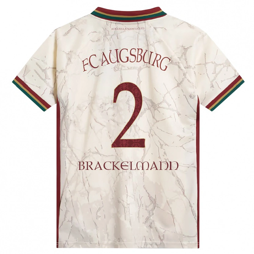 Danxen Kid Calvin Brackelmann #2 Green Rice White Burgundy Home Jersey 2026/27 T-Shirt