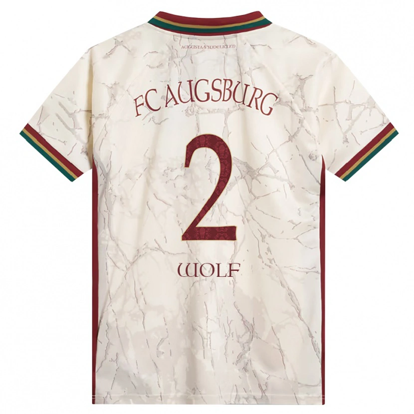 Danxen Kid Paul Wolf #2 Green Rice White Burgundy Home Jersey 2026/27 T-Shirt