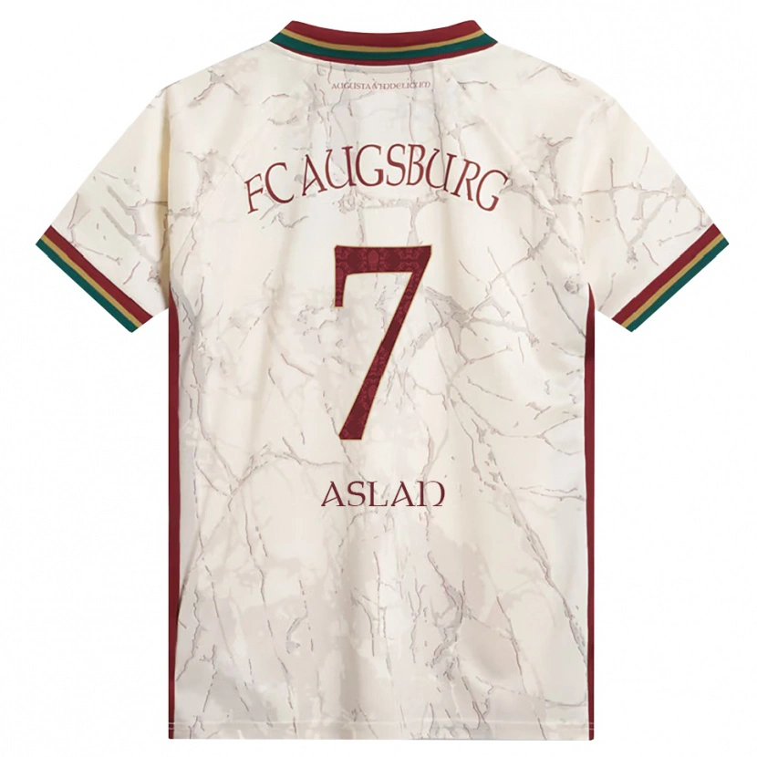Danxen Kid Berkay Aslan #7 Green Rice White Burgundy Home Jersey 2026/27 T-Shirt