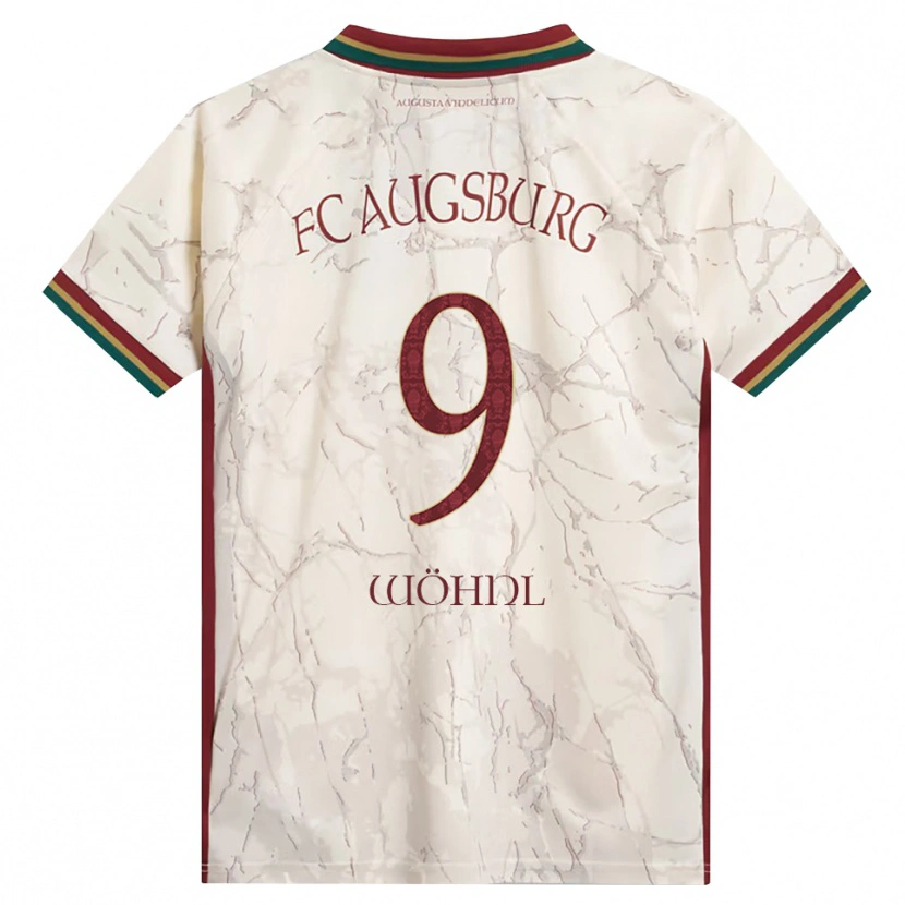 Danxen Kid Tobias Wöhnl #9 Green Rice White Burgundy Home Jersey 2026/27 T-Shirt