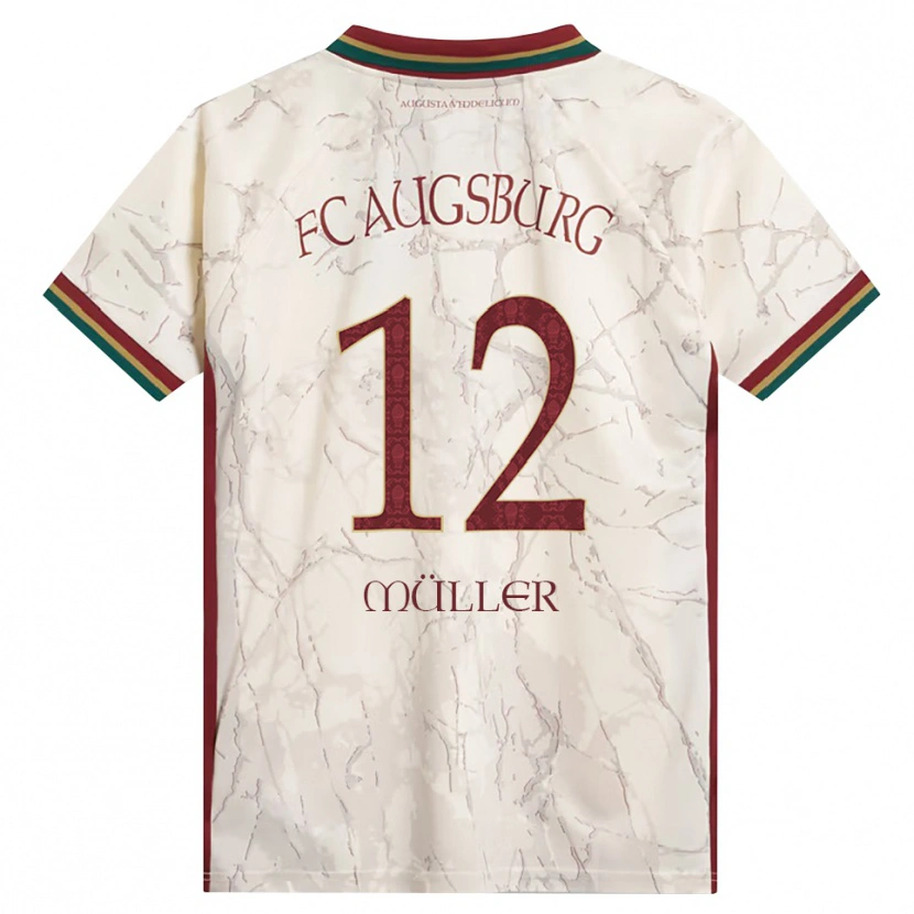 Danxen Kid Janine Müller #12 Green Rice White Burgundy Home Jersey 2026/27 T-Shirt