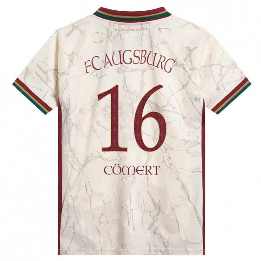 Danxen Kid Devin Cömert #16 Green Rice White Burgundy Home Jersey 2026/27 T-Shirt