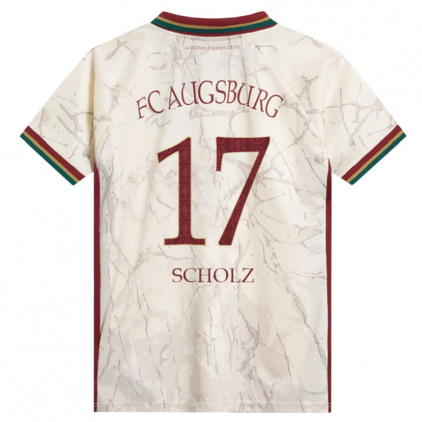 Danxen Kid Jerome Scholz #17 Green Rice White Burgundy Home Jersey 2026/27 T-Shirt