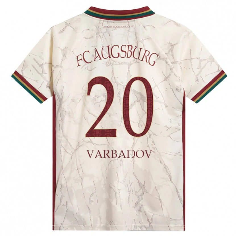 Danxen Kid Svetoslav Varbanov #20 Green Rice White Burgundy Home Jersey 2026/27 T-Shirt