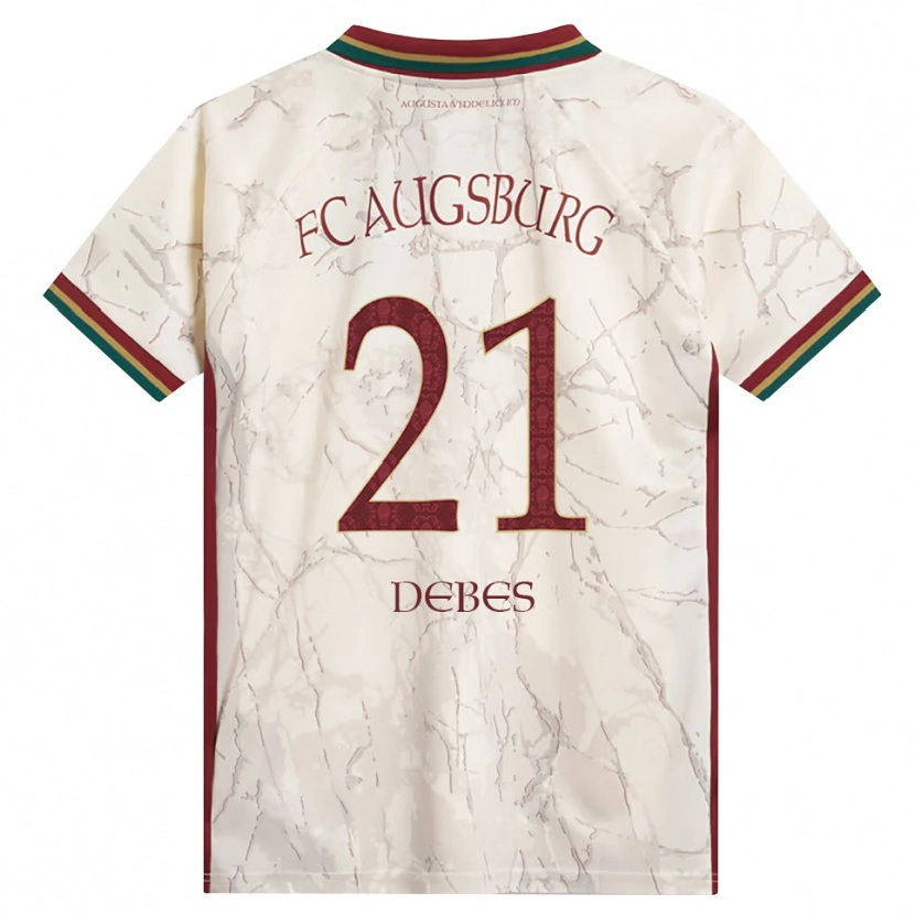 Danxen Kid Magdalena Debes #21 Green Rice White Burgundy Home Jersey 2026/27 T-Shirt