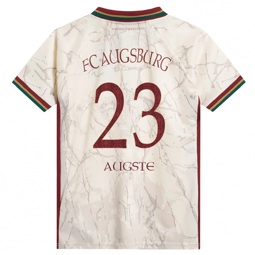 Danxen Kid Julian Augste #23 Green Rice White Burgundy Home Jersey 2026/27 T-Shirt