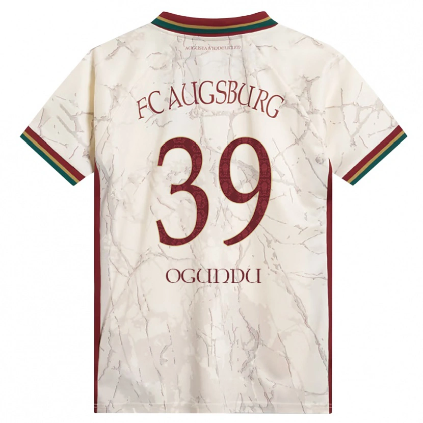 Danxen Kid Uchenna Ogundu #39 Green Rice White Burgundy Home Jersey 2026/27 T-Shirt