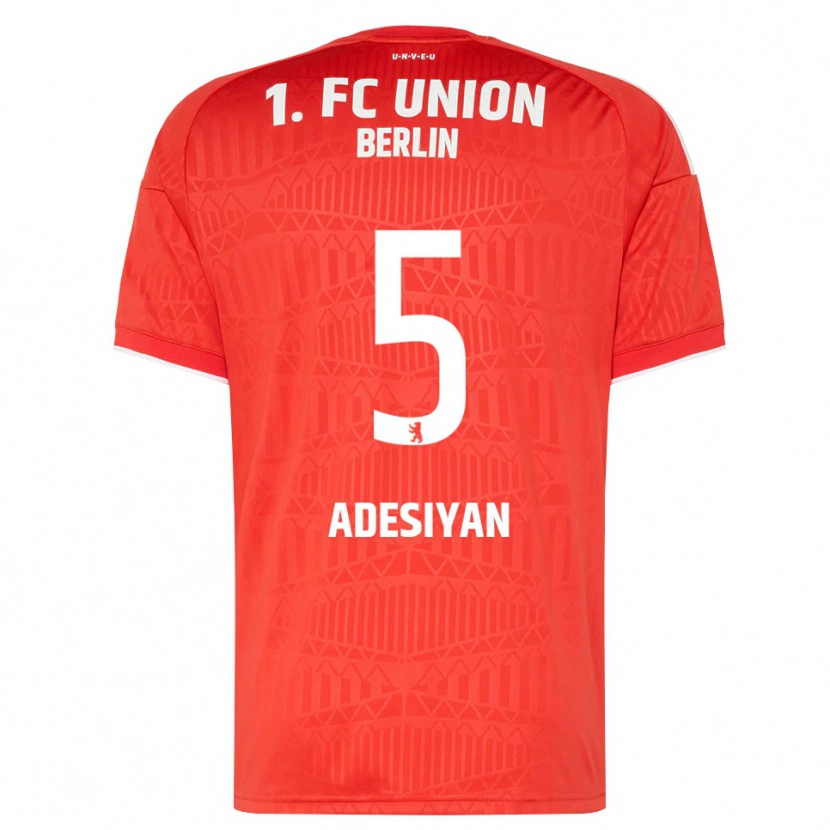 Danxen Kid Olufemi Adesiyan #5 Red White Home Jersey 2026/27 T-Shirt