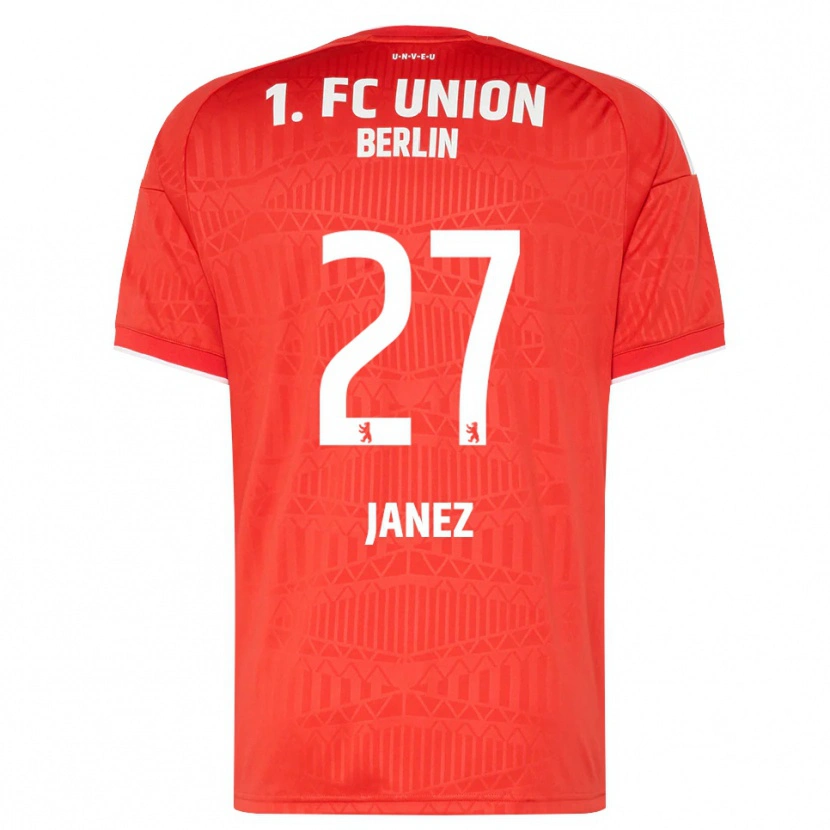 Danxen Kid Korina Janež #27 Red White Home Jersey 2026/27 T-Shirt