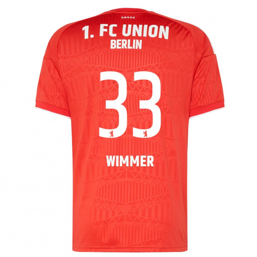 Danxen Kid Pauline Wimmer #33 Red White Home Jersey 2026/27 T-Shirt