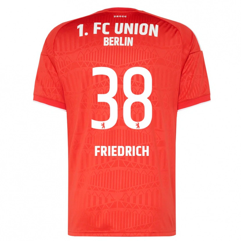 Danxen Kid Julien Friedrich #38 Red White Home Jersey 2026/27 T-Shirt