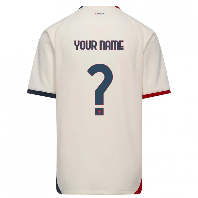Danxen Kid Your Name #0 Off-White Red Away Jersey 2026/27 T-Shirt