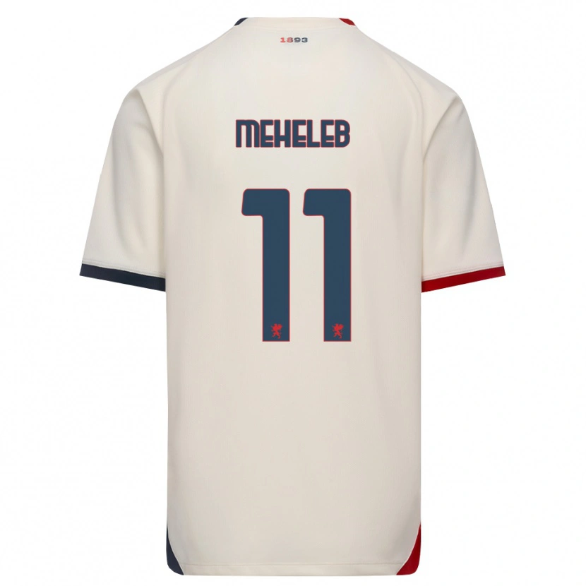 Danxen Kid Sami Meheleb #11 Off-White Red Away Jersey 2026/27 T-Shirt