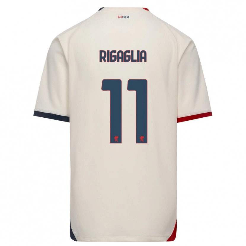 Danxen Kid Alison Rigaglia #11 Off-White Red Away Jersey 2026/27 T-Shirt