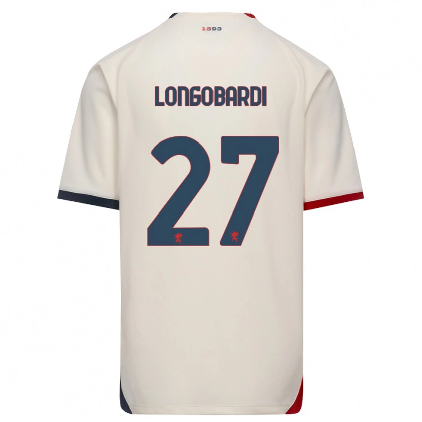 Danxen Kid Giovanni Longobardi #27 Off-White Red Away Jersey 2026/27 T-Shirt
