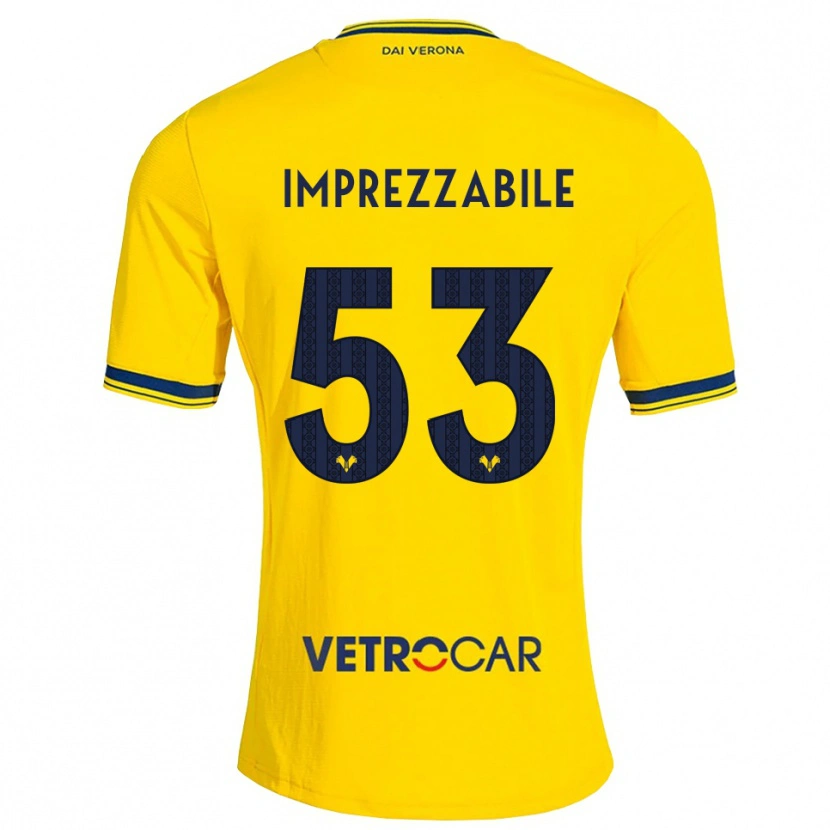 Danxen Kid Francesca Imprezzabile #53 Yellow Red Away Jersey 2026/27 T-Shirt