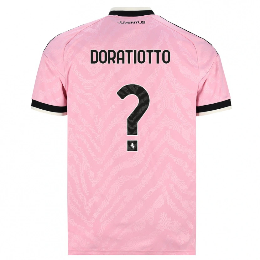 Danxen Kid Giulio Doratiotto #0 Pink Black Away Jersey 2026/27 T-Shirt