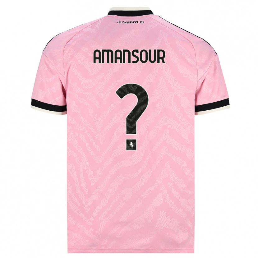 Danxen Kid Adam Amansour #0 Pink Black Away Jersey 2026/27 T-Shirt