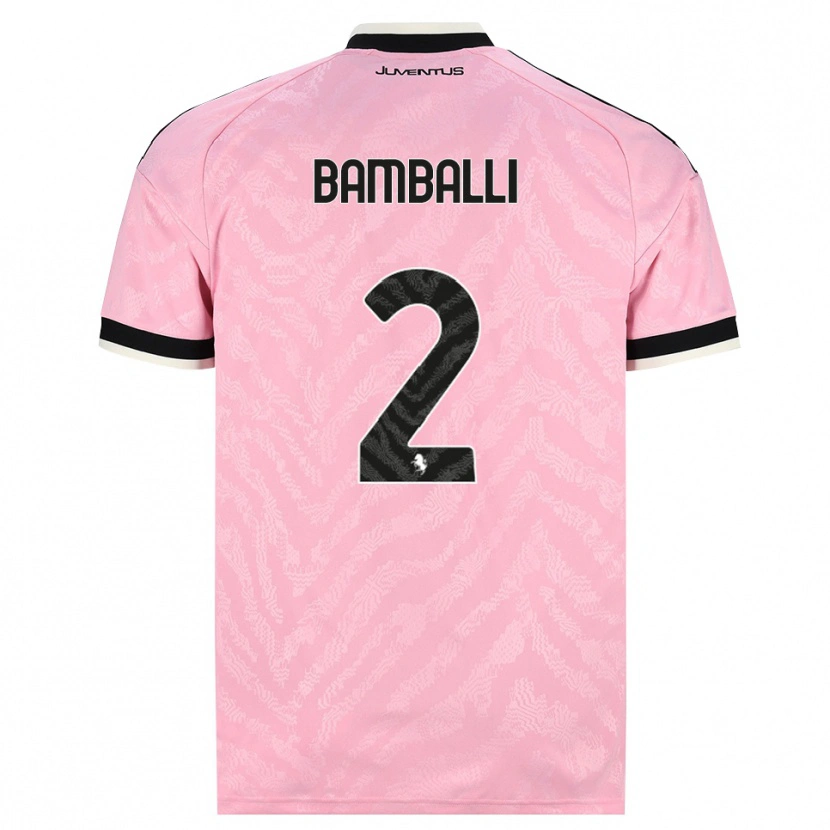 Danxen Kid Léo Bamballi #2 Pink Black Away Jersey 2026/27 T-Shirt