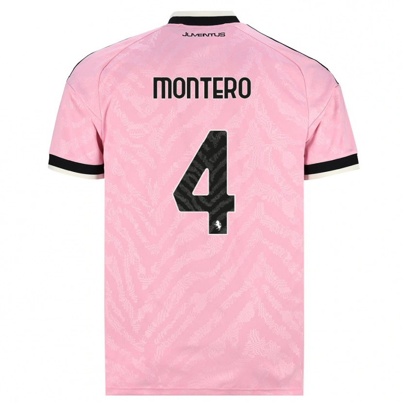 Danxen Kid Alfonso Montero #4 Pink Black Away Jersey 2026/27 T-Shirt