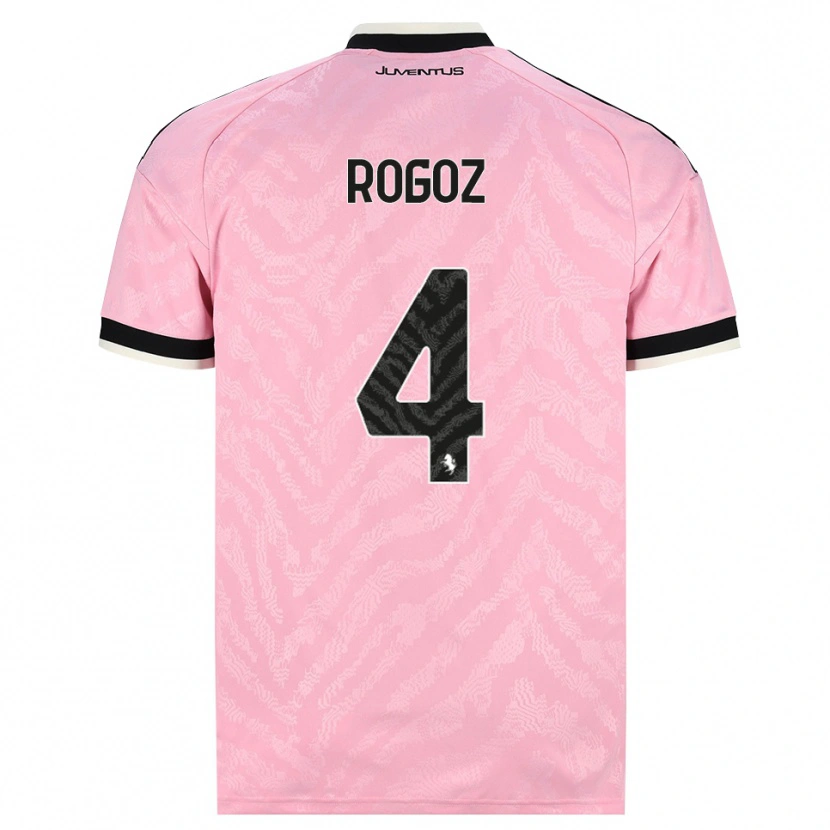 Danxen Kid Nicolas Rogoz #4 Pink Black Away Jersey 2026/27 T-Shirt