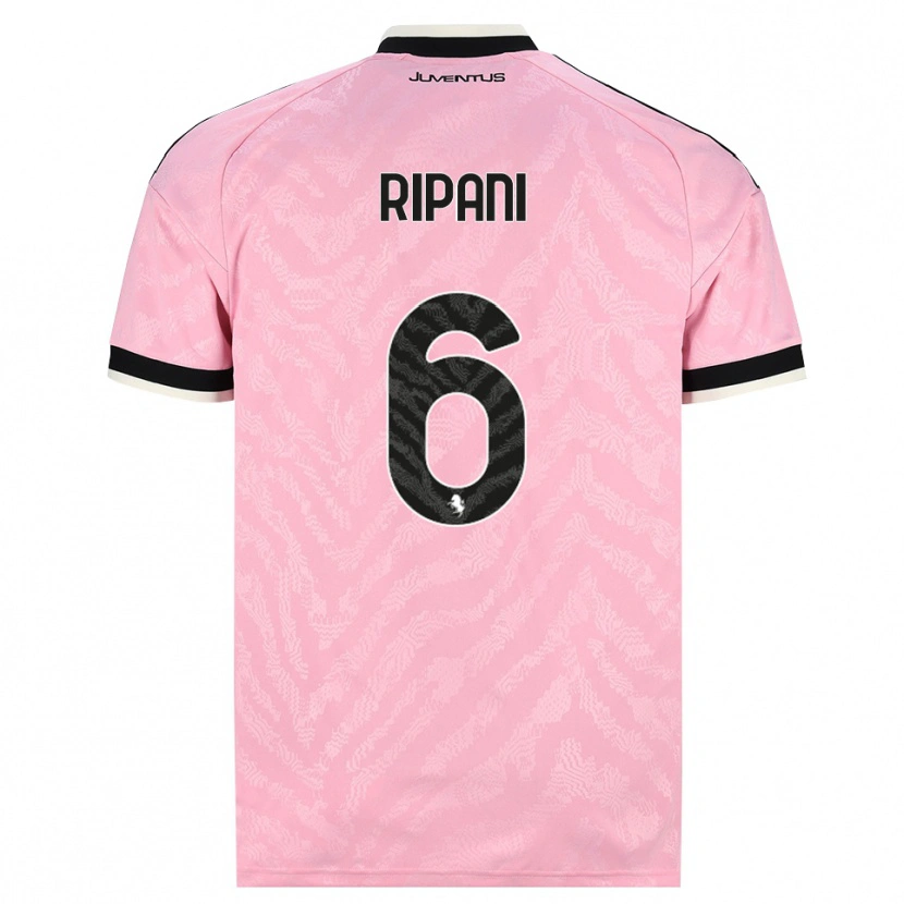 Danxen Kid Diego Ripani #6 Pink Black Away Jersey 2026/27 T-Shirt