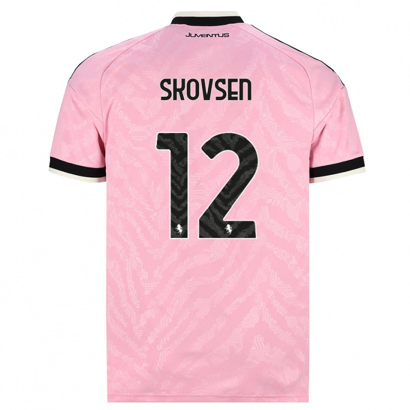 Danxen Kid Matilde Lundorf Skovsen #12 Pink Black Away Jersey 2026/27 T-Shirt