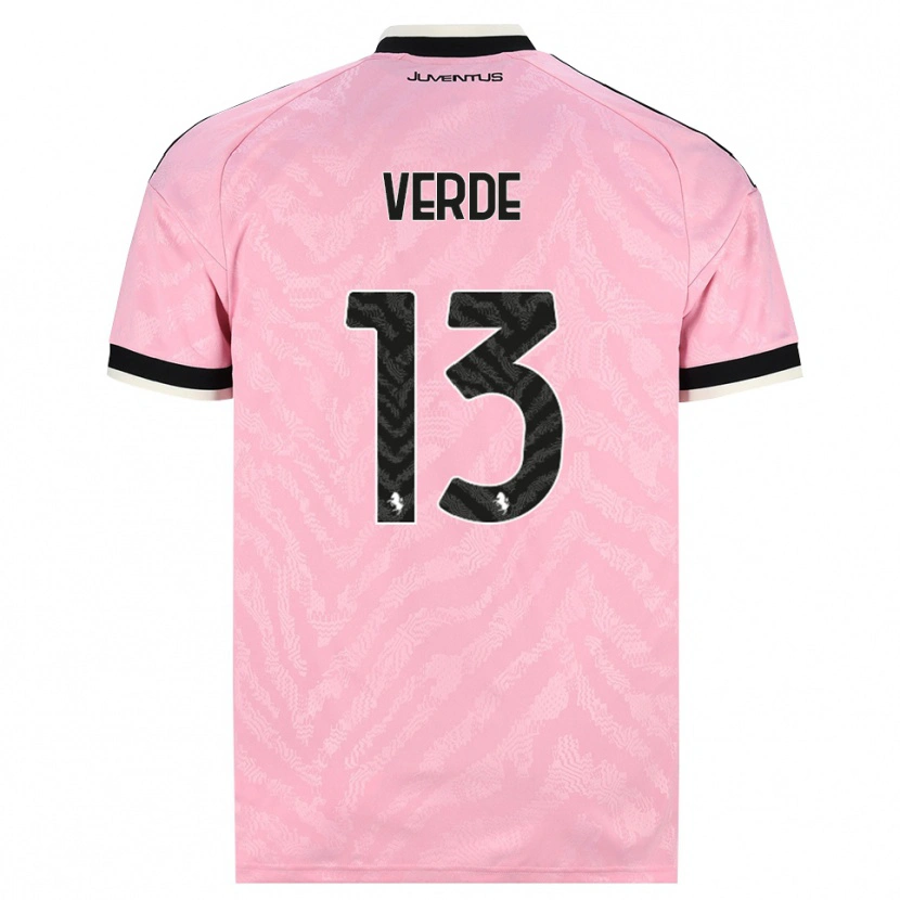 Danxen Kid Francesco Verde #13 Pink Black Away Jersey 2026/27 T-Shirt