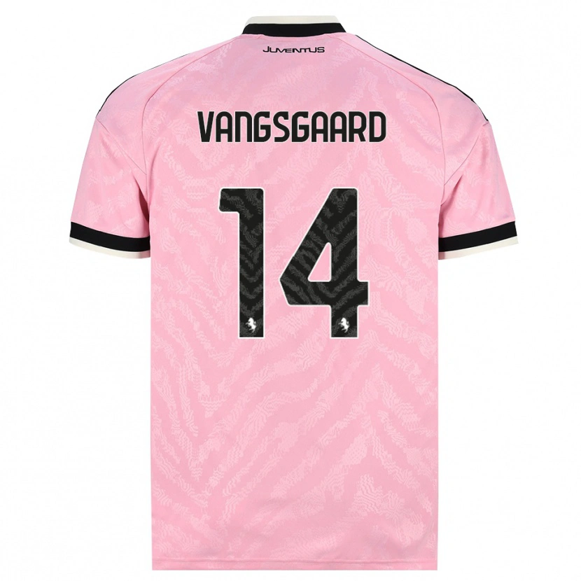 Danxen Kid Amalie Jørgensen Vangsgaard #14 Pink Black Away Jersey 2026/27 T-Shirt