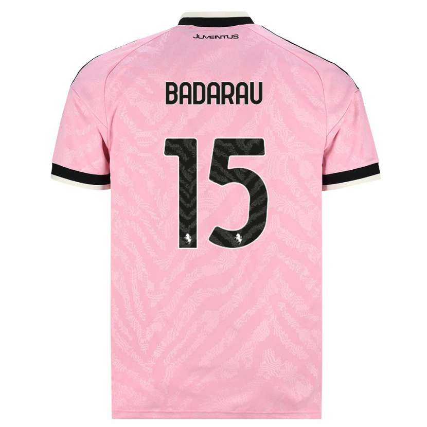 Danxen Kid Fabio Bădărău #15 Pink Black Away Jersey 2026/27 T-Shirt