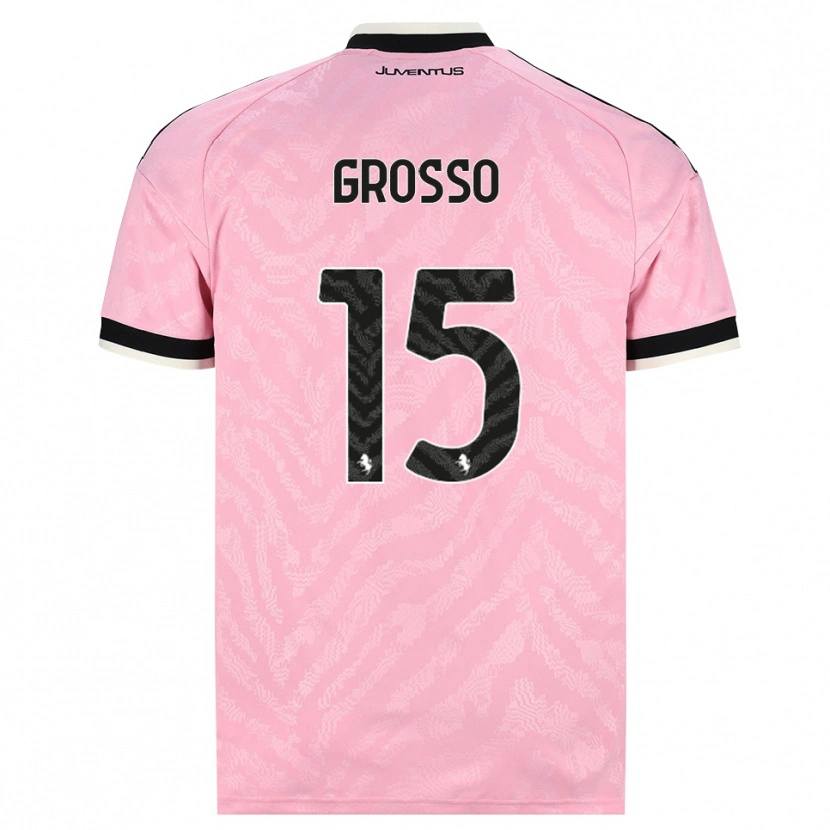 Danxen Kid Julia Grosso #15 Pink Black Away Jersey 2026/27 T-Shirt