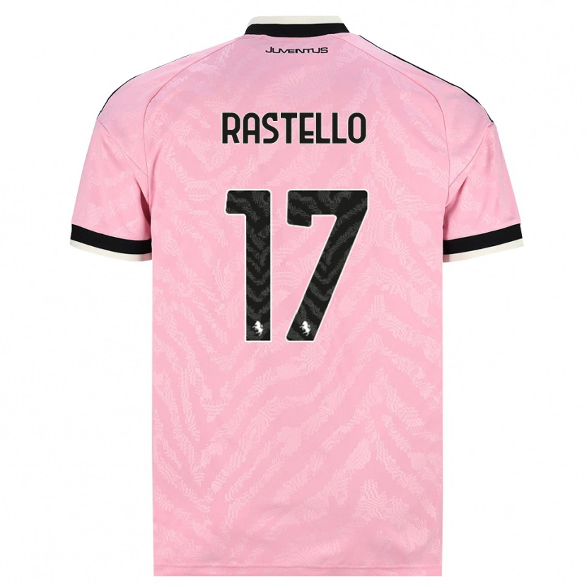 Danxen Kid Edoardo Rastello #17 Pink Black Away Jersey 2026/27 T-Shirt