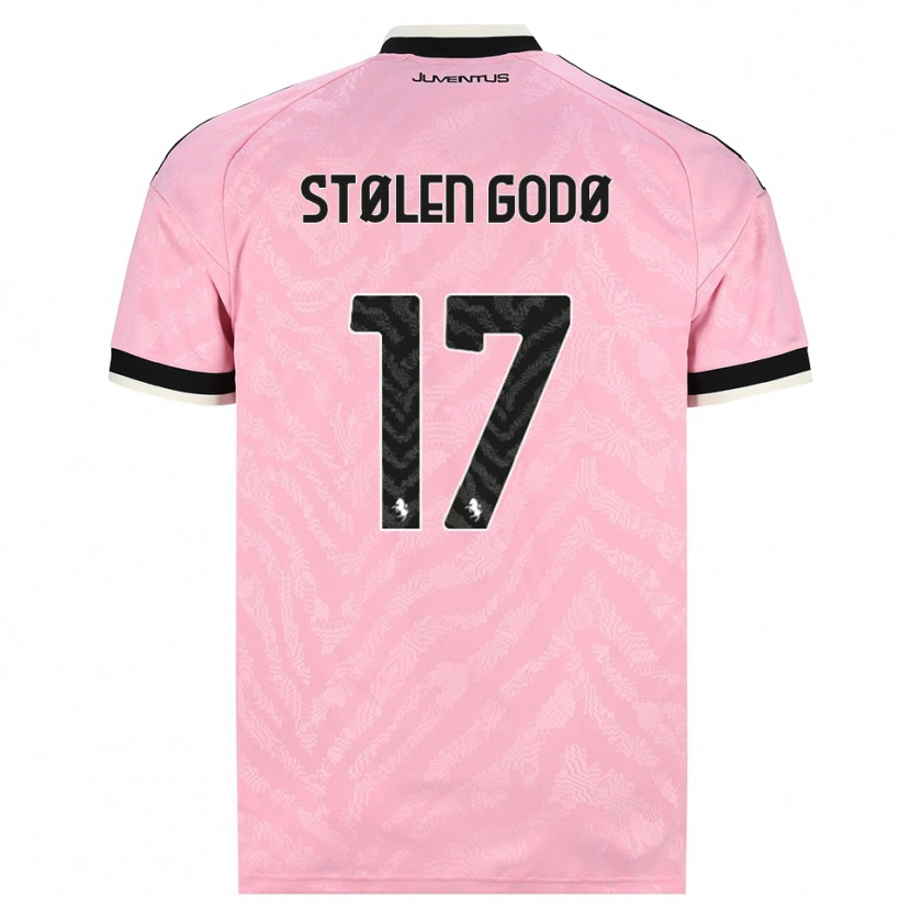 Danxen Kid Emma Stølen Godø #17 Pink Black Away Jersey 2026/27 T-Shirt