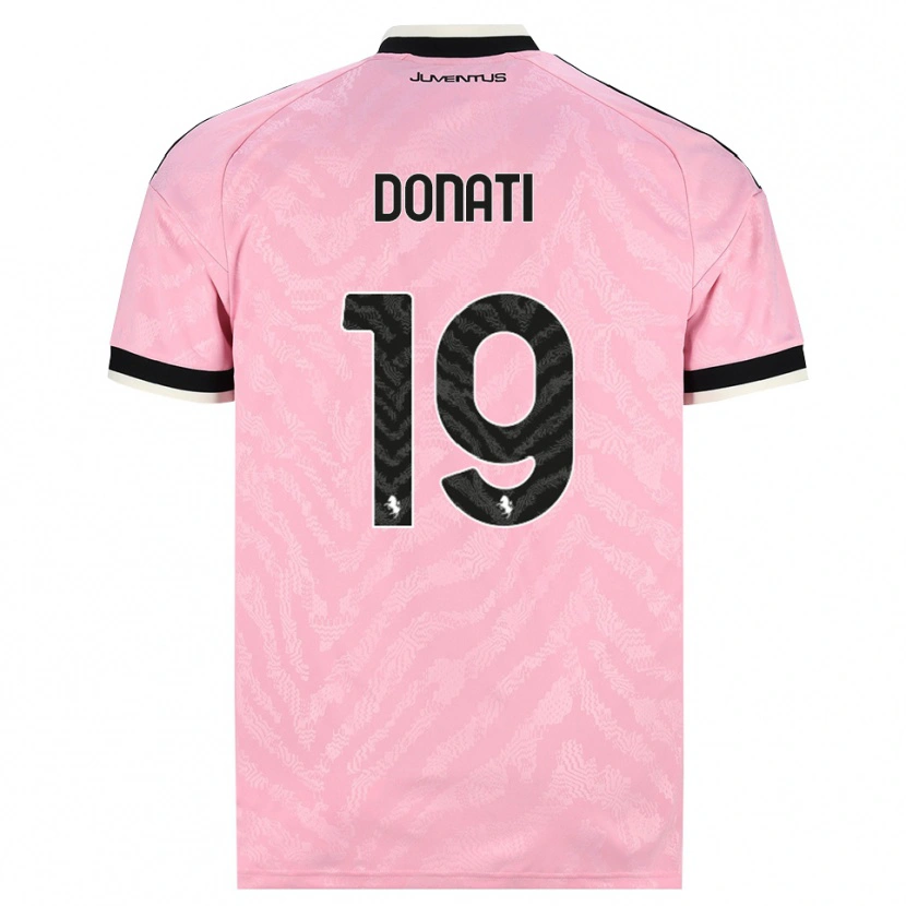 Danxen Kid Andrea Donati #19 Pink Black Away Jersey 2026/27 T-Shirt