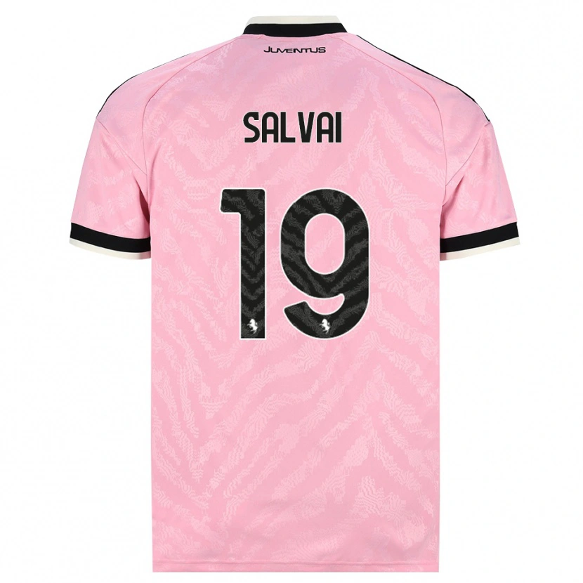 Danxen Kid Pietro Salvai #19 Pink Black Away Jersey 2026/27 T-Shirt