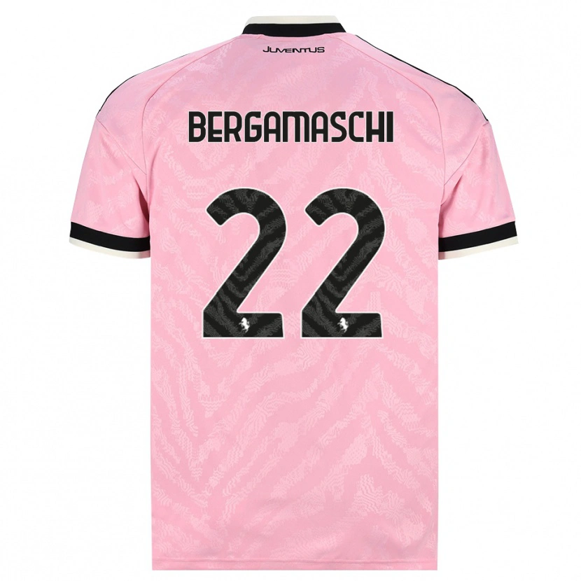 Danxen Kid Valentina Bergamaschi #22 Pink Black Away Jersey 2026/27 T-Shirt