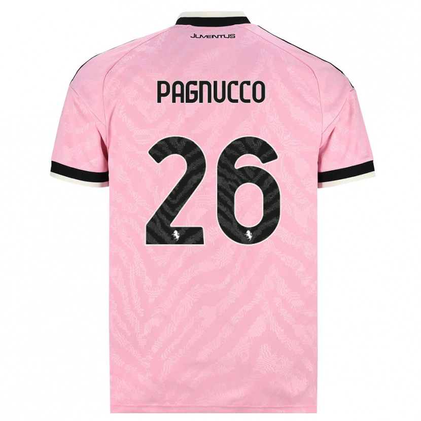 Danxen Kid Filippo Pagnucco #26 Pink Black Away Jersey 2026/27 T-Shirt
