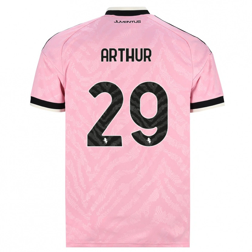 Danxen Kid Arthur Melo #29 Pink Black Away Jersey 2026/27 T-Shirt