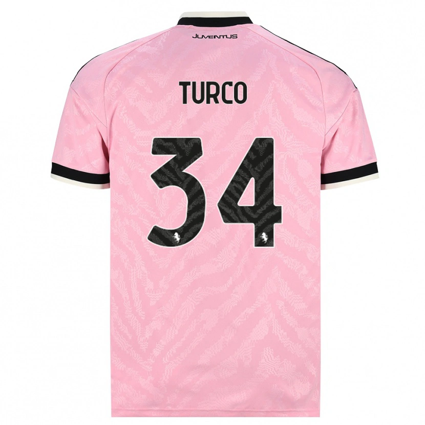 Danxen Kid Stefano Turco #34 Pink Black Away Jersey 2026/27 T-Shirt