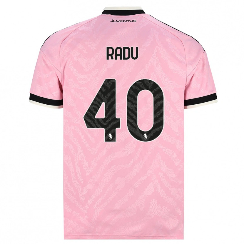 Danxen Kid Riccardo Radu #40 Pink Black Away Jersey 2026/27 T-Shirt