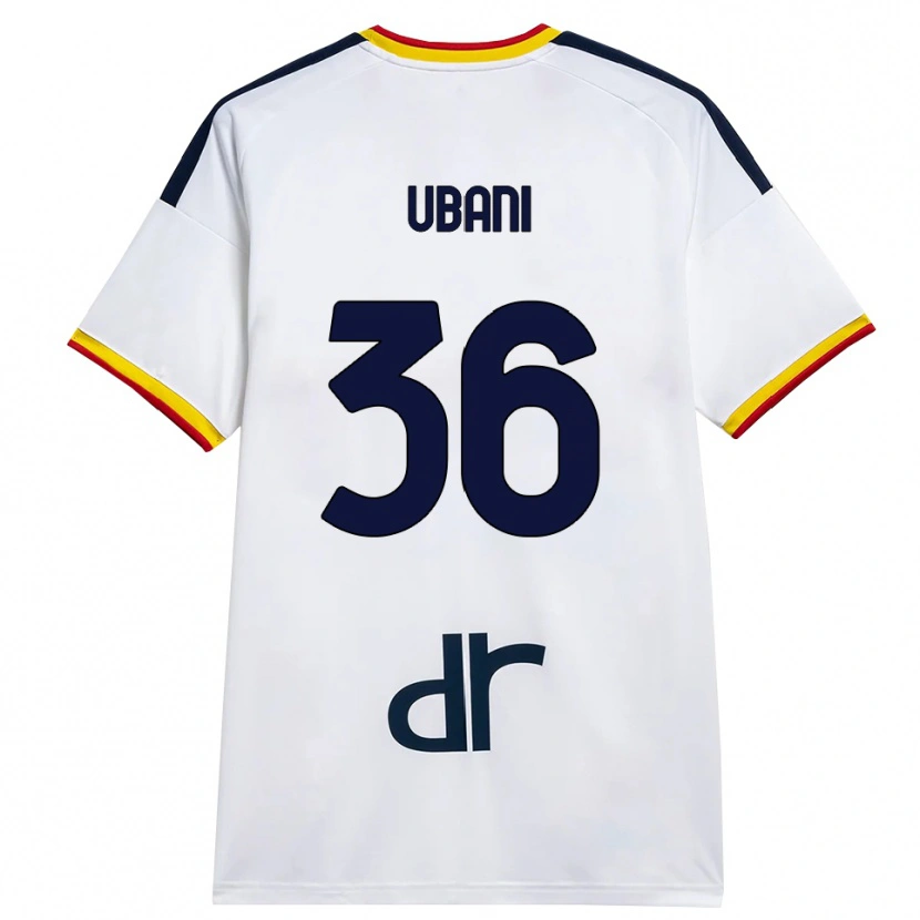 Danxen Kid Marlon Ubani #36 White Yellow Red Away Jersey 2026/27 T-Shirt